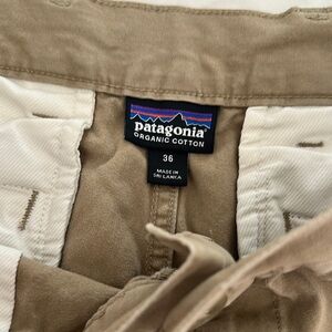 Patagonia Men's Tan Organic Cotton Pants